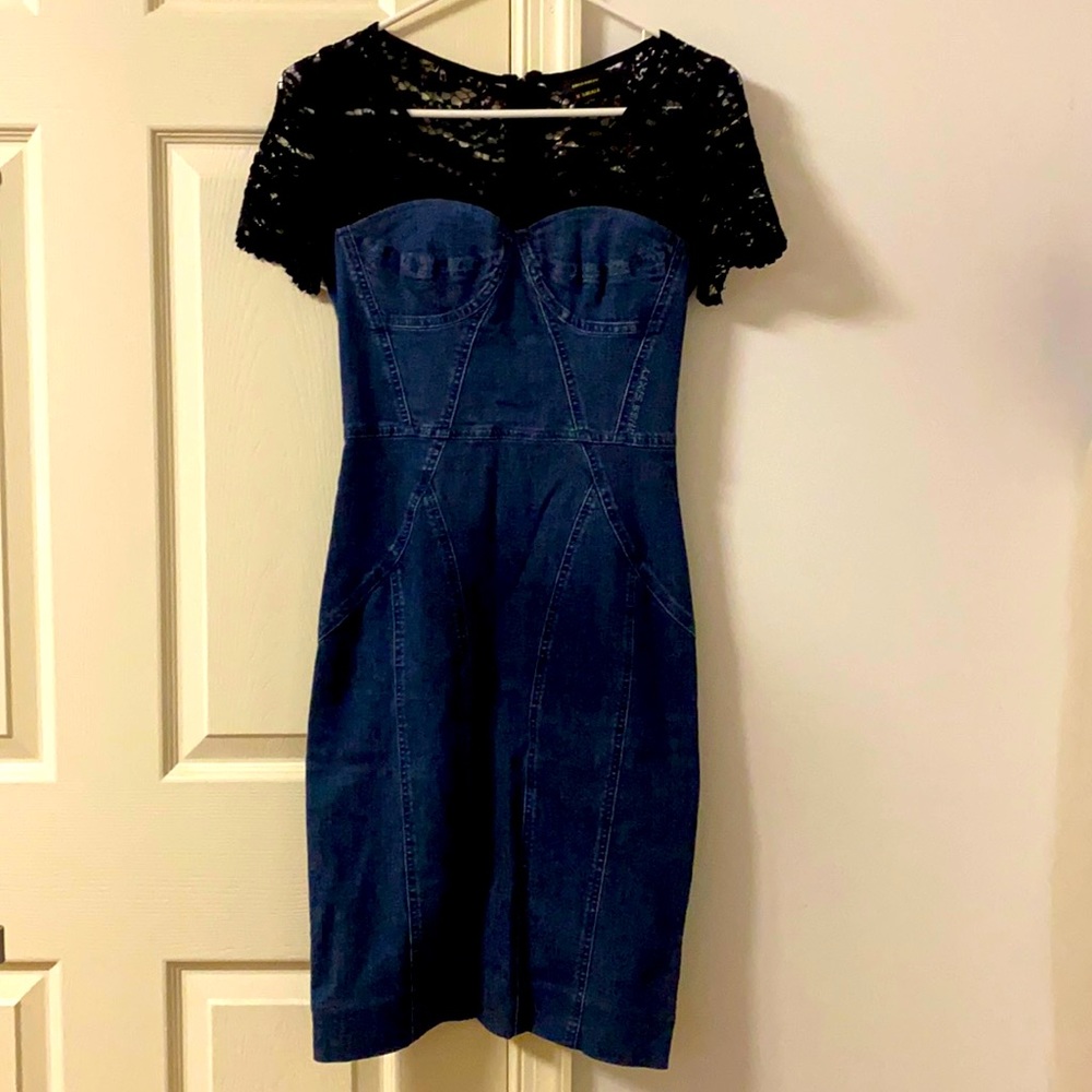 denim dress